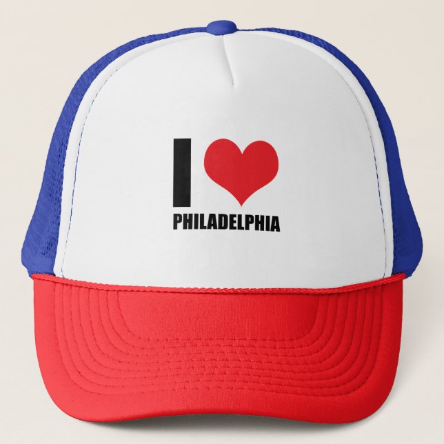 Gorra De Camionero Amo Filadelfia (Anverso)
