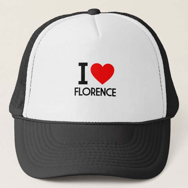 Gorra De Camionero Amo Florencia (Anverso)