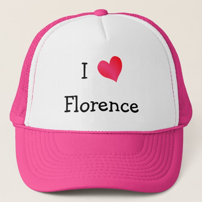 Gorra De Camionero Amo Florencia (Anverso)