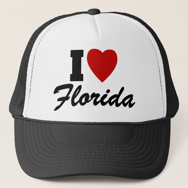 Gorra De Camionero Amo Florida (Anverso)