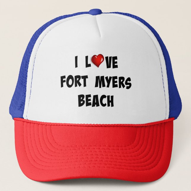Gorra De Camionero Amo Fort Myers Beach (Anverso)