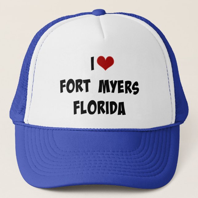 Gorra De Camionero Amo Fort Myers, Florida (Anverso)