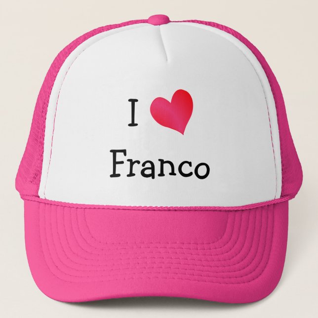 Gorra De Camionero Amo Franco (Anverso)