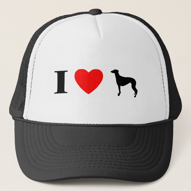 Gorra De Camionero Amo galgos (Anverso)