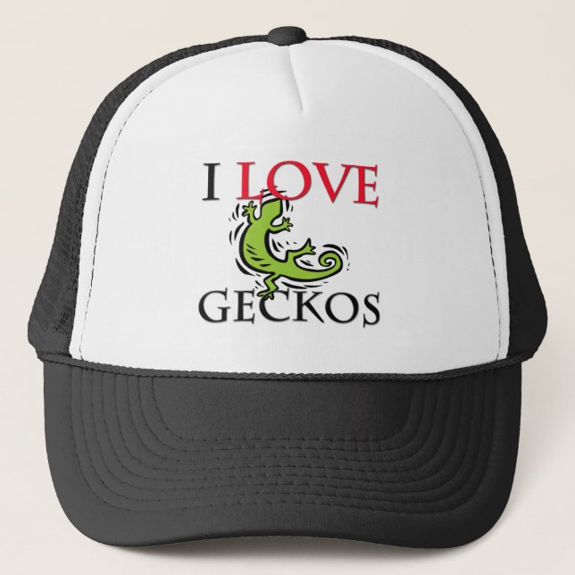 Gorra De Camionero Amo Geckos (Anverso)
