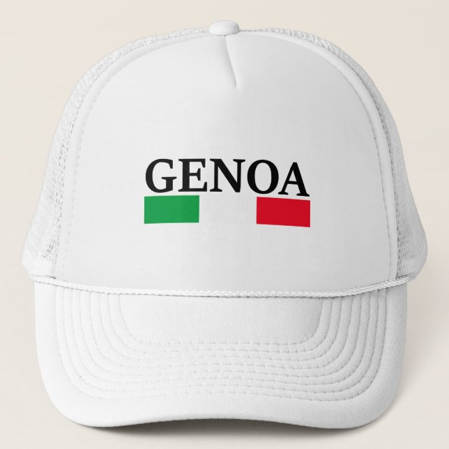 Gorra De Camionero Amo Génova (Anverso)