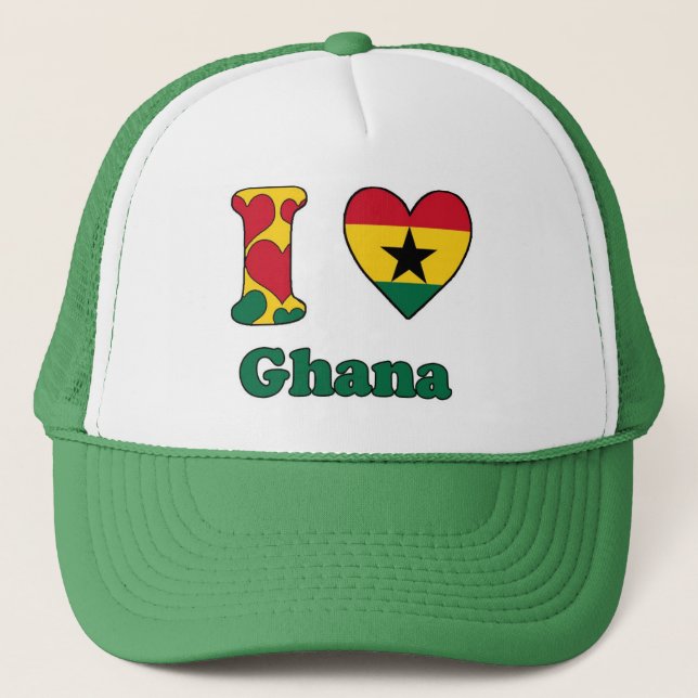 Gorra De Camionero Amo Ghana (Anverso)