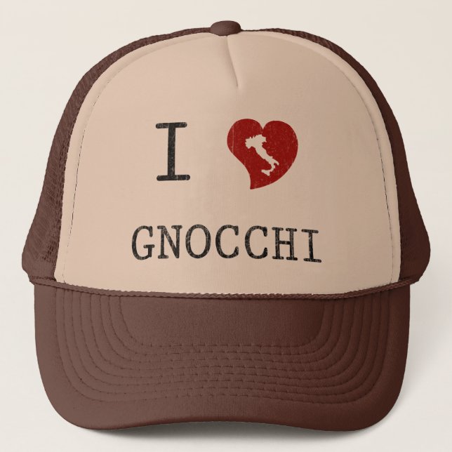 Gorra De Camionero Amo Gnocchi (Anverso)