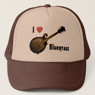 Gorra De Camionero "Amo gorra del camionero del Bluegrass" ajustable