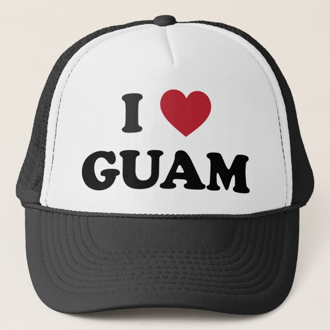 Gorra De Camionero Amo Guam (Anverso)