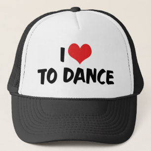 Gorra De Camionero Amo Heart To Dance - Tango Vals Ballet Amante