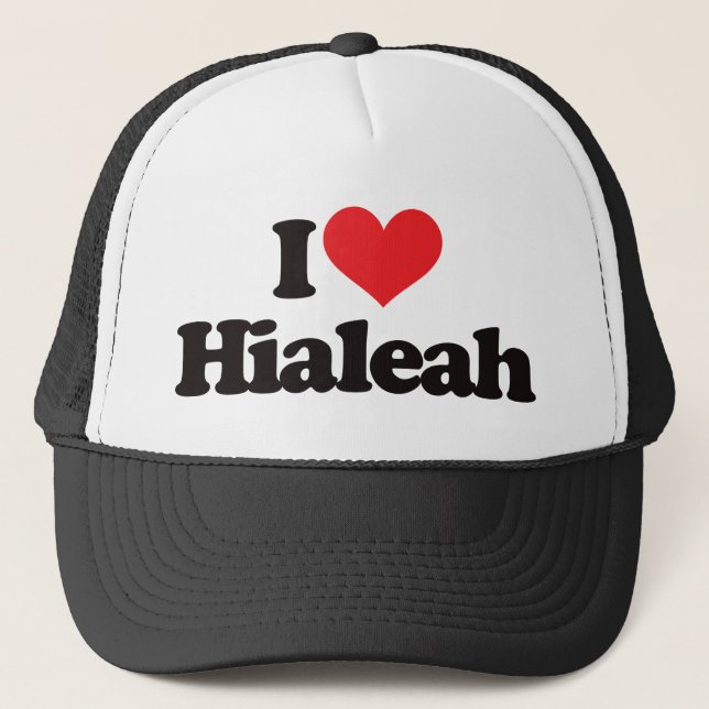 Gorra De Camionero Amo Hialeah (Anverso)