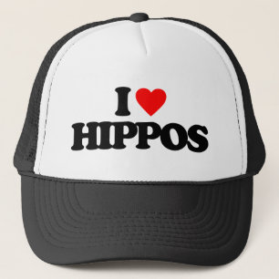 GORRA DE CAMIONERO AMO HIPOPÓTAMOS
