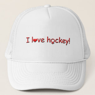 Gorra De Camionero Amo hockey-femenino