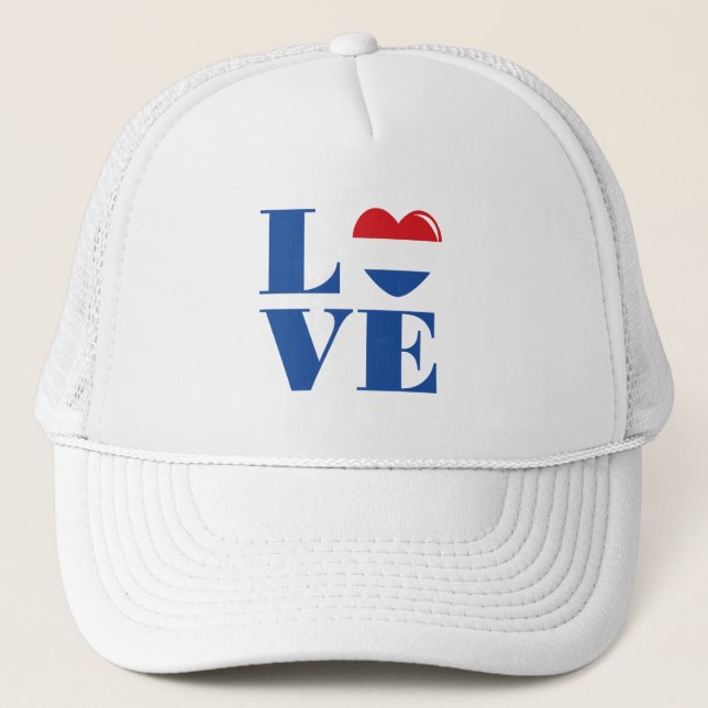 Gorra De Camionero Amo Holanda (Anverso)