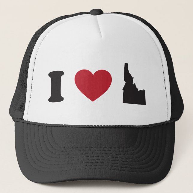 Gorra De Camionero Amo Idaho (Anverso)