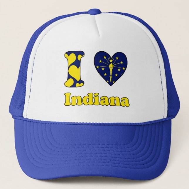 Gorra De Camionero Amo Indiana (Anverso)