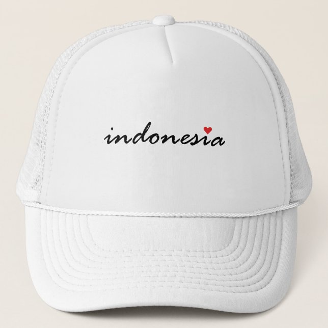 Gorra De Camionero Amo Indonesia (Anverso)