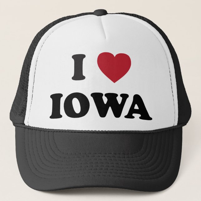 Gorra De Camionero Amo Iowa (Anverso)