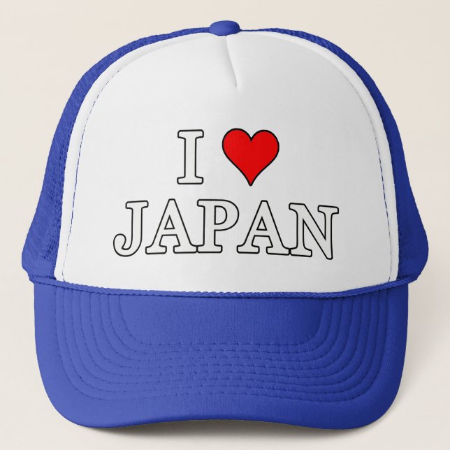 Gorra De Camionero Amo Japón (Anverso)