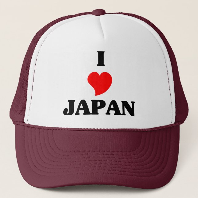 Gorra De Camionero Amo Japón (Anverso)