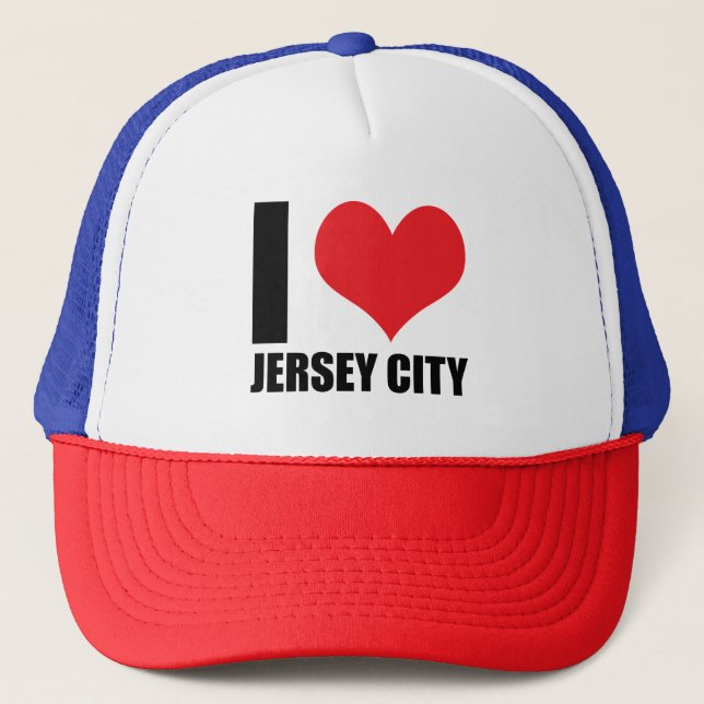 Gorra De Camionero Amo Jersey City (Anverso)