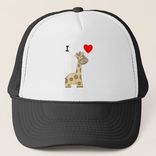 Gorra De Camionero Amo jirafas (3) (Anverso)