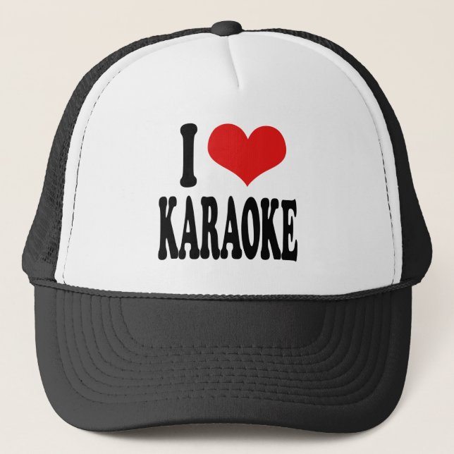 Gorra De Camionero Amo Karaoke (Anverso)