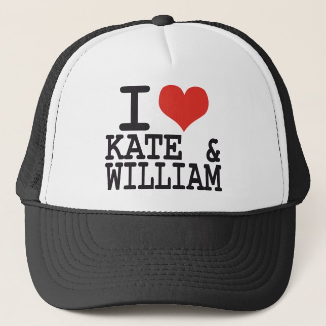 GORRA DE CAMIONERO AMO KATE Y A GUILLERMO (Anverso)