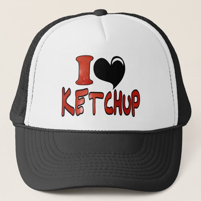 Gorra De Camionero Amo Ketchup (Anverso)