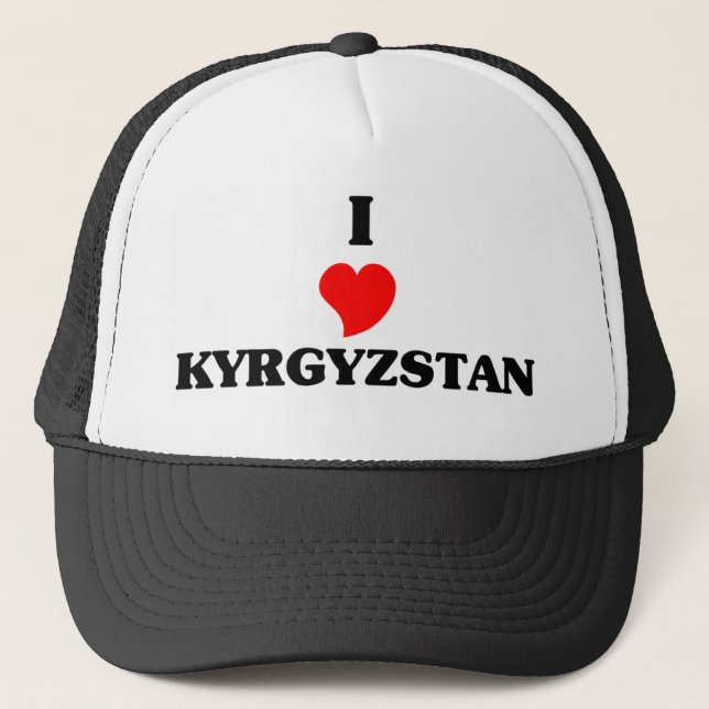 Gorra De Camionero Amo Kirguistán (Anverso)
