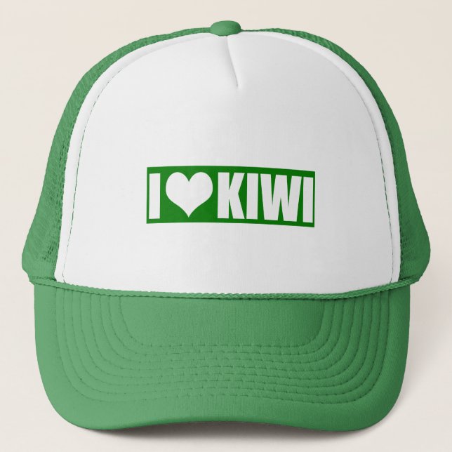 Gorra De Camionero Amo kiwi (Anverso)