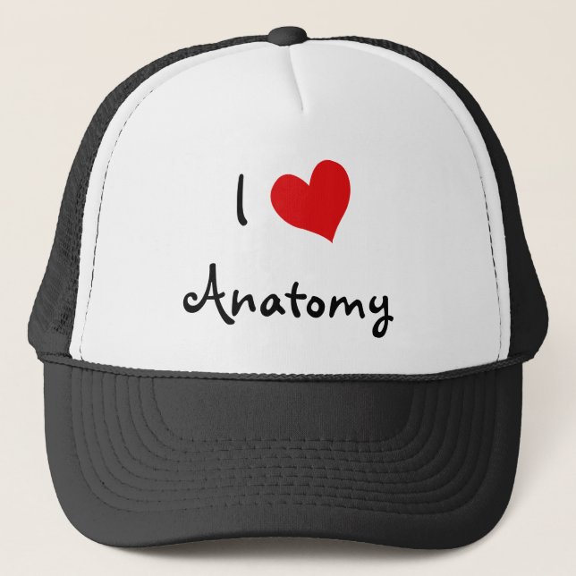 Gorra De Camionero Amo la anatomía (Anverso)