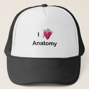Gorra De Camionero ¡Amo la anatomía con el corazón humano!