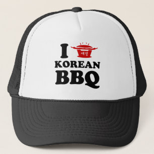 Gorra De Camionero Amo la barbacoa coreana (고 기 이)
