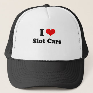 Gorra De Camionero Amo la camiseta de los coches de ranura
