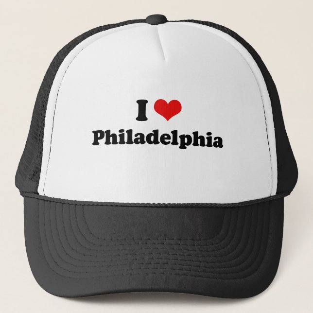 Gorra De Camionero Amo la camiseta de Philadelphia (Anverso)