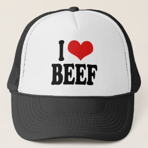 Gorra De Camionero Amo la carne de vaca