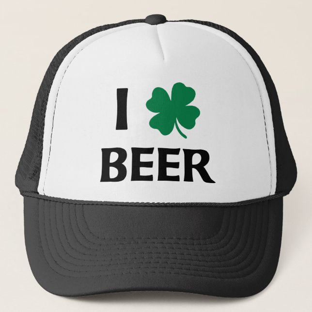 Gorra De Camionero Amo La Cerveza (Anverso)