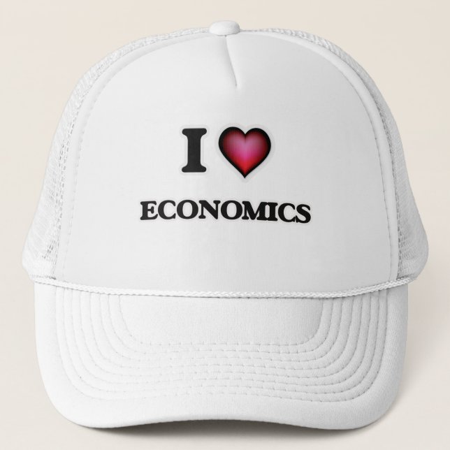 Gorra De Camionero Amo la economía (Anverso)