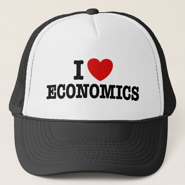 Gorra De Camionero Amo la economía (Anverso)
