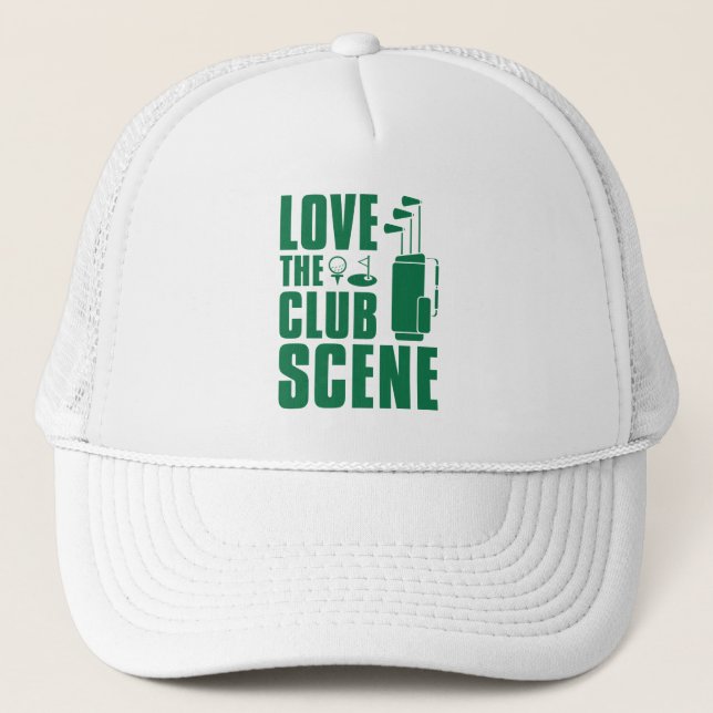 Gorra De Camionero Amo La Escena De Club (Anverso)