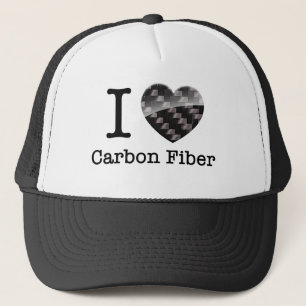Gorra De Camionero Amo la fibra de carbono