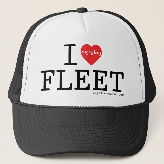 Gorra De Camionero Amo la flota (Anverso)