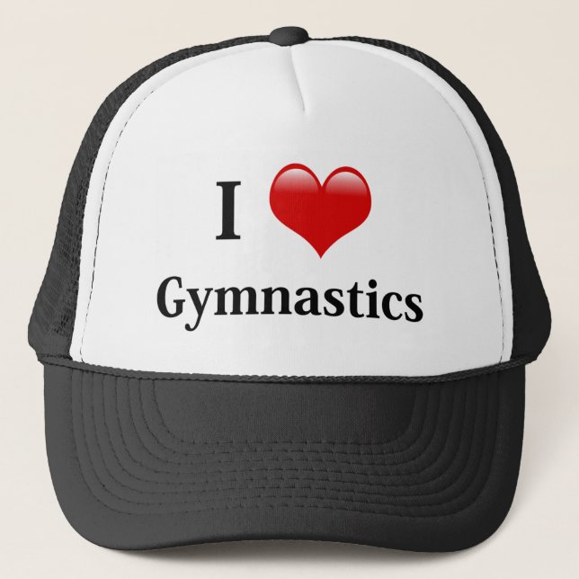 Gorra De Camionero Amo la Gimnasia (Anverso)
