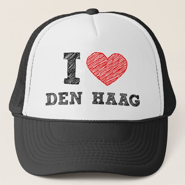 Gorra De Camionero Amo la guarida Haag (Anverso)