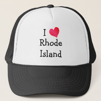 Gorra De Camionero Amo la Isla Rhode