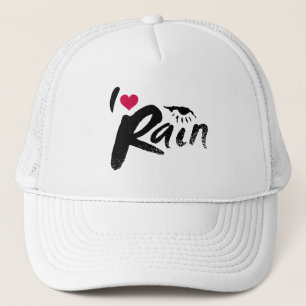 Gorra De Camionero Amo la lluvia