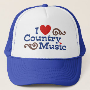 Gorra De Camionero Amo la música country