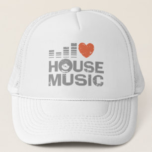 Gorra De Camionero Amo la música de House